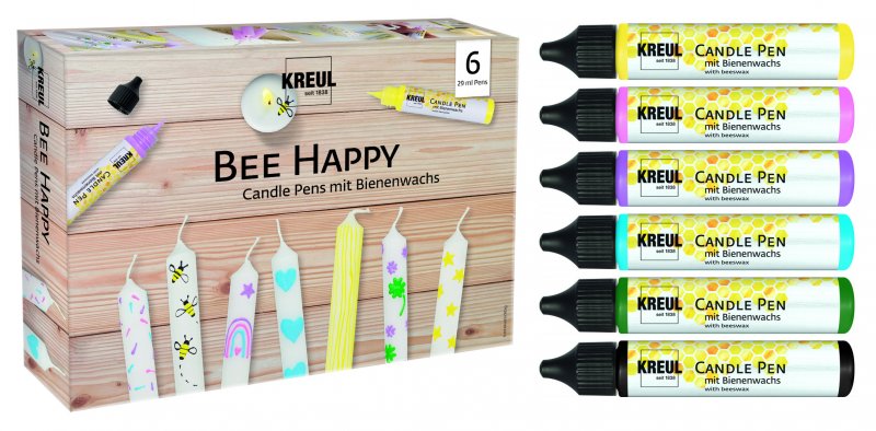 Kreul Kaarsenwas Pens Sets