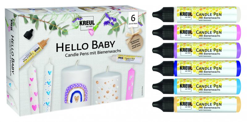 Kreul Stylos pour cire de bougie Sets
