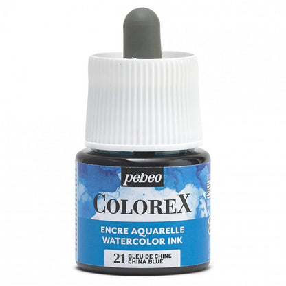 Pebeo Colorex Encre aquarelle 45 ml - 21 - Bleu de Chine