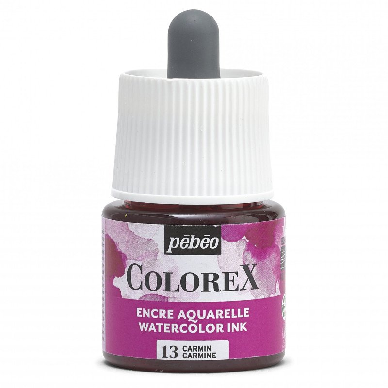 Pebeo Colorex Encre aquarelle 45 ml - 13 - Carmin