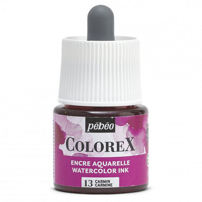 Pebeo Colorex Encre aquarelle 45 ml - 13 - Carmin