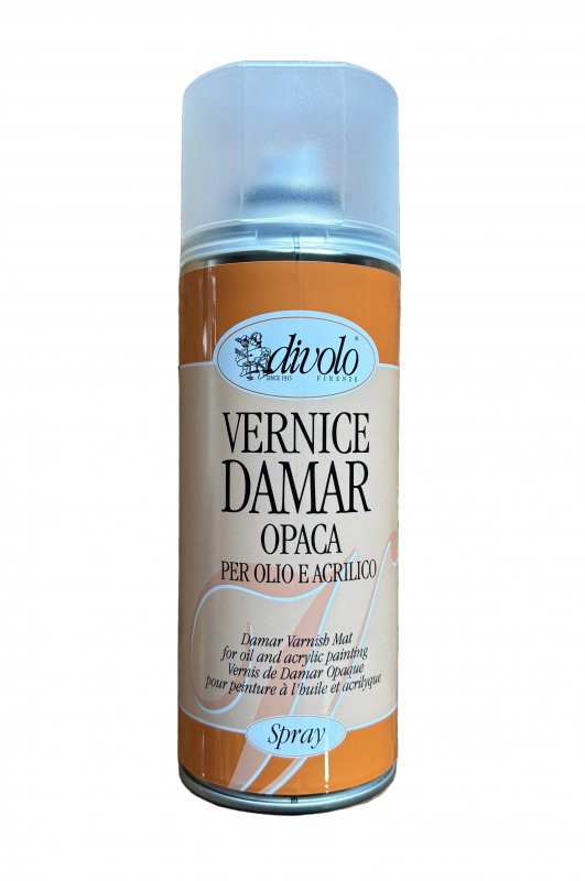 Divolo Dammar Vernis pour tableaux Spray 400 ml - Mat