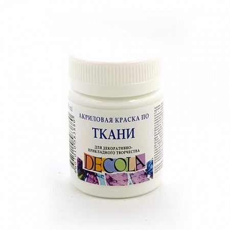 Decola Pearlescent Textile Paint 50 ml - Blanc