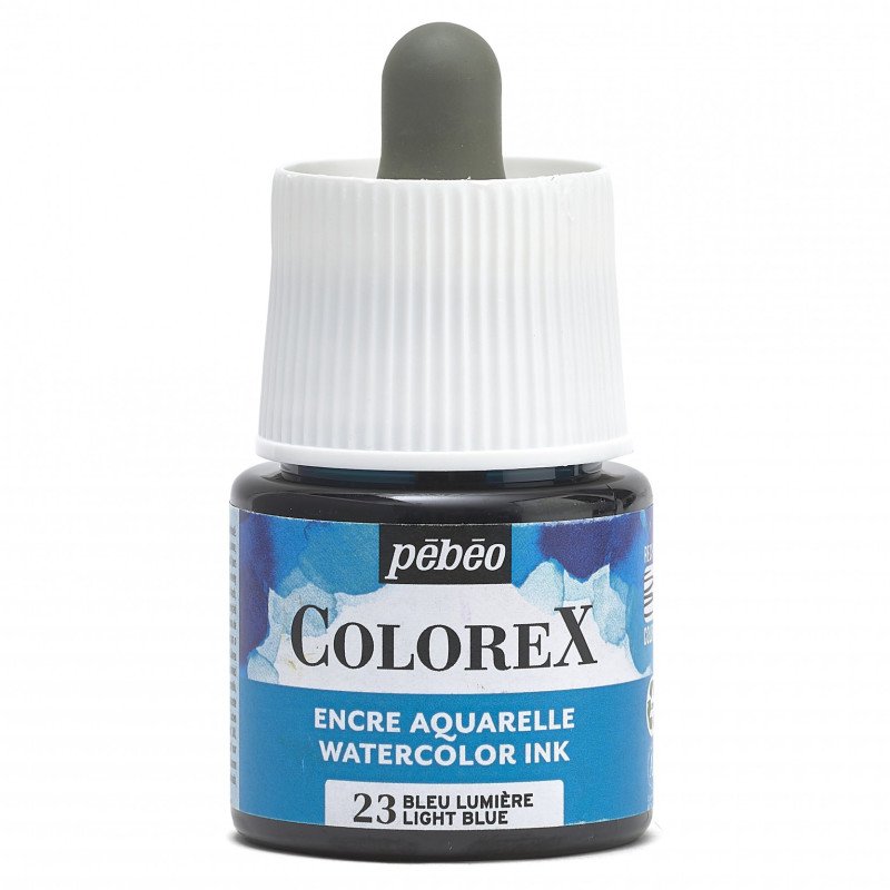 Pebeo Colorex Encre aquarelle 45 ml - 23 - Bleu clair