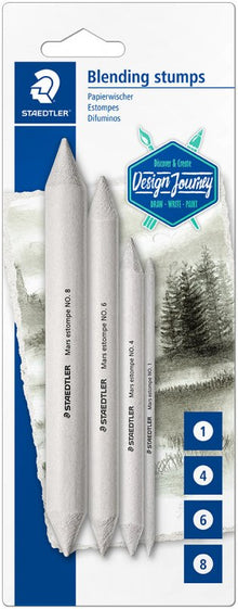 Staedtler Set de 4 estompes, tailles 1, 4, 6 et 8