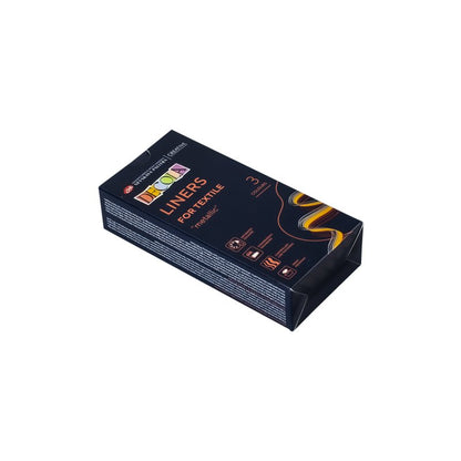 Decola Textile Liner Sets - Metallic outlines - 3 x 18 ml