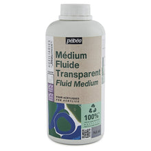 Transparent Médium fluide Pebeo Studio Green 945 ml.