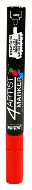 Pebeo 4Artist Oil Marker 4 mm - Rouge