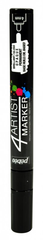 Pebeo 4Artist Oil Marker 4 mm - Noir
