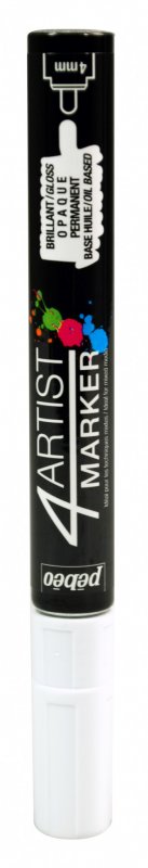 Pebeo 4Artist Oil Marker 4 mm - Blanc