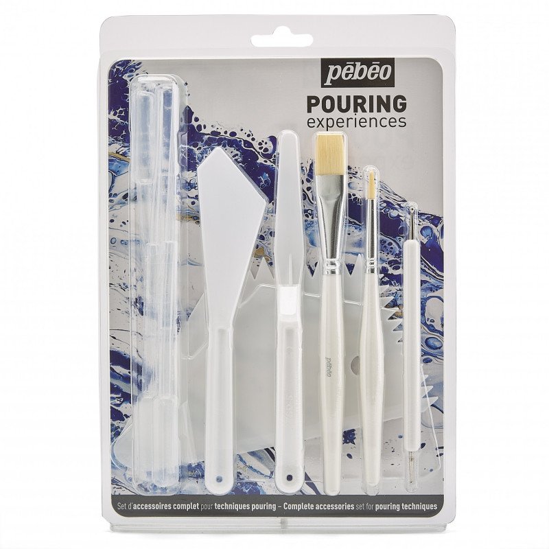 Pebeo Pouring Experiences Accessoires - Accessoires set