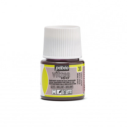 Pebeo Vitrea 160 Peinture sur verre 45 ml Glanzend - 30 - Lichtroze