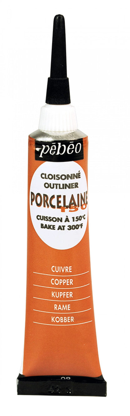 Pebeo Porcelaine 150 Outliner 20 ml - 09 - Cuivre