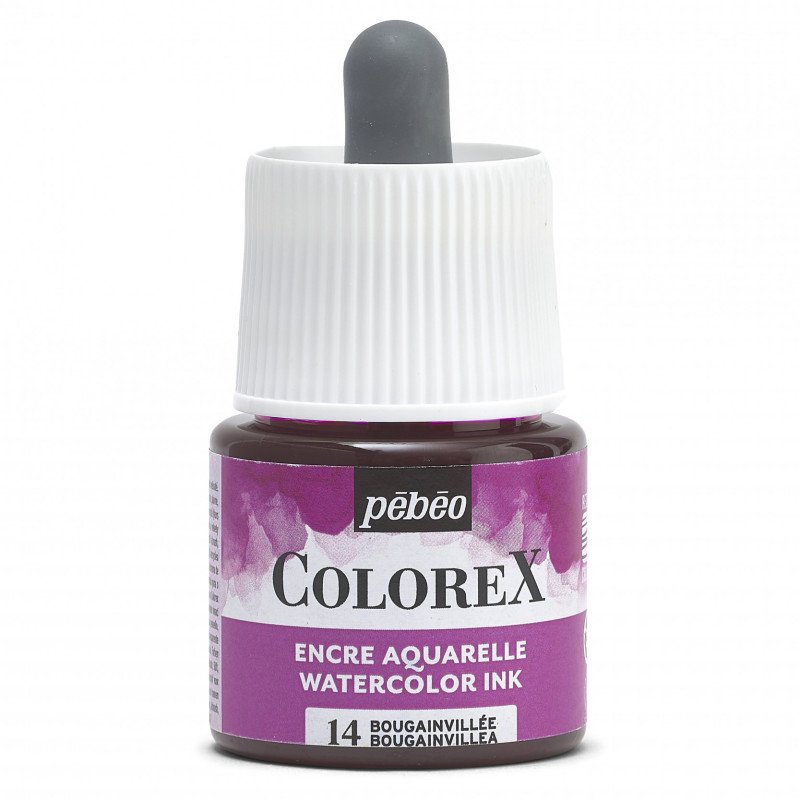 Pebeo Colorex Encre aquarelle 45 ml - 14 - Bougainvillea