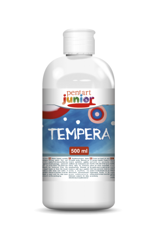 Pentart Peinture tempera 500 ml - Blanc