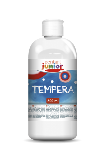 Pentart Peinture tempera 500 ml - Blanc