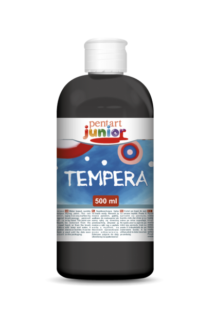 Pentart Peinture tempera 500 ml - Noir