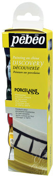 Pebeo Porcelaine 150 Sets - Discovery Collection Couleurs primaires - 6 x 20 ml