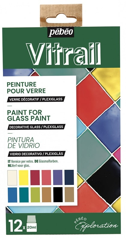 Pebeo Vitrail Glasverf Sets