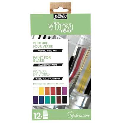 Pebeo Vitrea 160 Peinture sur verre Sets