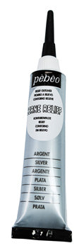 Pebeo Cerne Relief Omlijning 20 ml - Argent