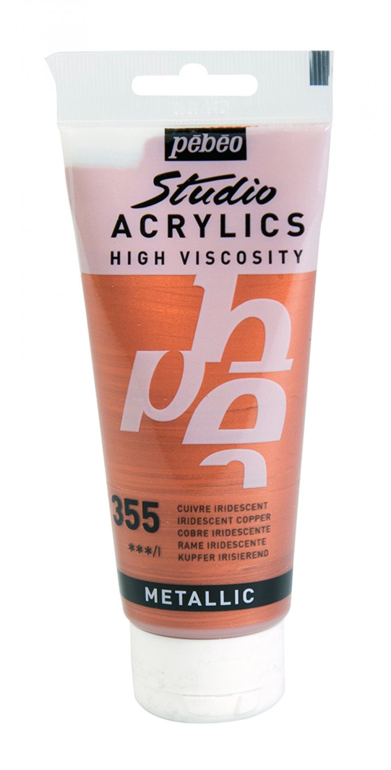 Pebeo Studio Peinture acrylique 100 ml - 355 - Iridescent Copper