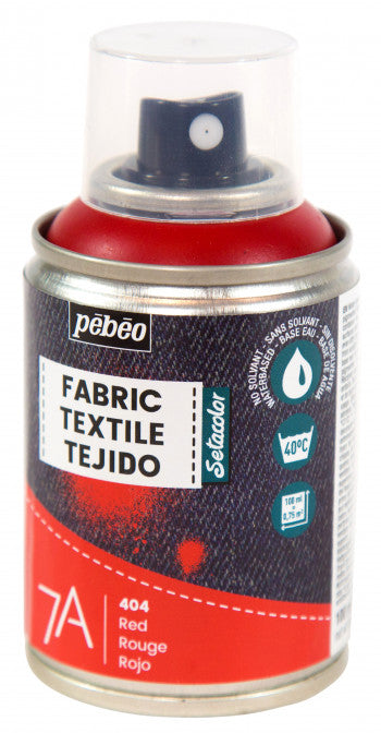 Pebeo 7A Textielspray 100 ml - Rouge