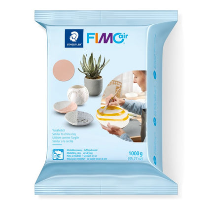 FIMO Air Basic Argile à modeler autodurcissante - 1 kg - Vleeskleur