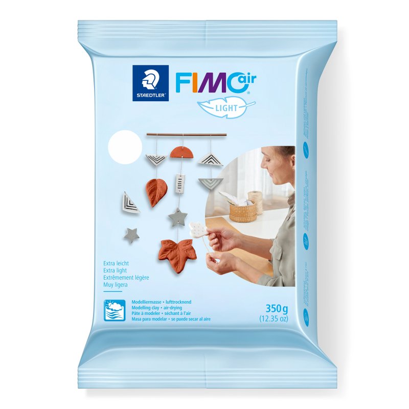 FIMO Air Light Argile à modeler autodurcissante - 350 g - Blanc