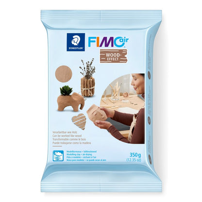 FIMO Air Effect Argile à modeler autodurcissante - 350 g - Houtachtig