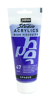 Pebeo Studio Peinture acrylique 100 ml - Opaque Primary Yellow