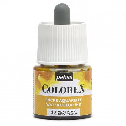 Pebeo Colorex Encre aquarelle 45 ml - 42 - Jaune indien