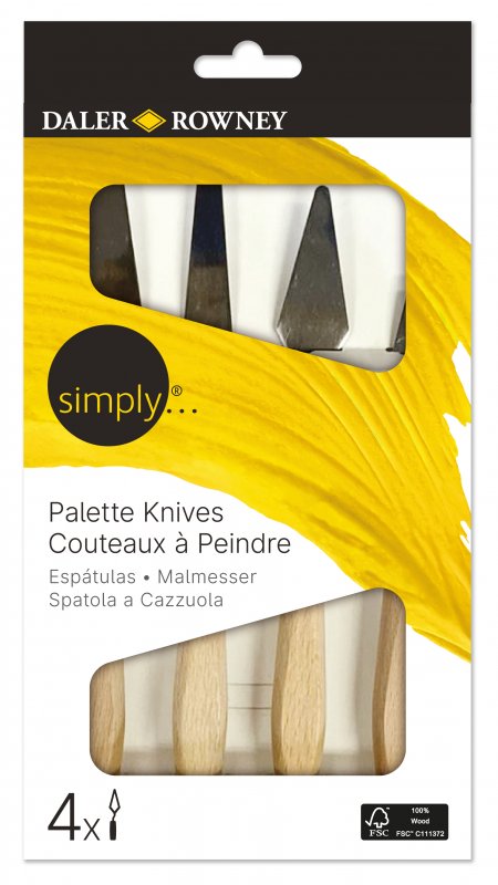 Daler-Rowney Simply Couteaux à palette Set