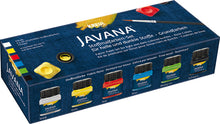 Kreul Javana Peinture textile Sets - Couleurs de base - 6 pièces