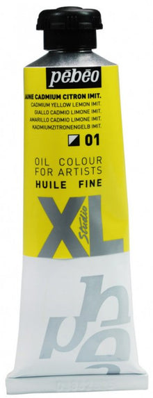 Pebeo Studio XL Peinture à l'huile 37 ml - 01 - Citroen Jaune de cadmium Imitation