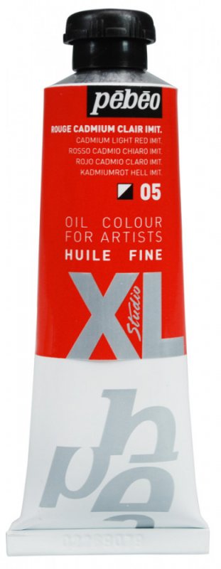 Pebeo Studio XL Peinture à l'huile 37 ml - 05 - Rouge de cadmium clair (imitation)