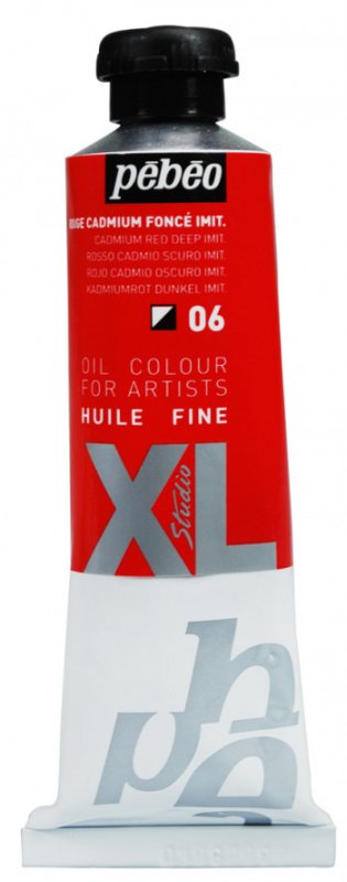 Pebeo Studio XL Peinture à l'huile 37 ml - 06 - Rouge de cadmium foncé (imitation)