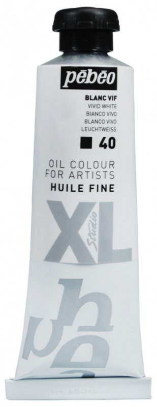 Pebeo Studio XL Peinture à l'huile 37 ml - 40 - Fel Blanc