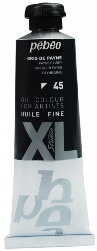 Pebeo Studio XL Peinture à l'huile 37 ml - 45 - Gris de Payne