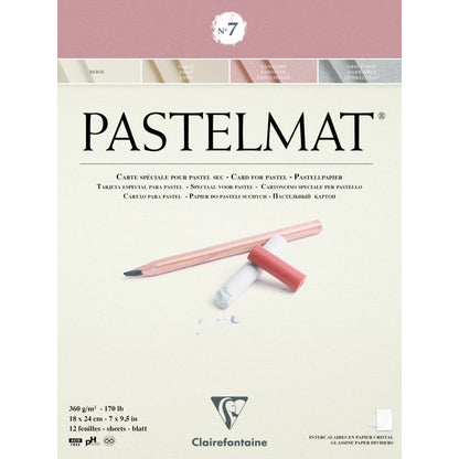 Clairefontaine Pastelmat Pastelblok 360 g - No. 7 - 18 x 24 cm