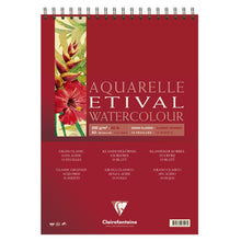 Clairefontaine Etival Aquarelblok Klassieke Korrel - 200 g - A3 - spiraal - 10 feuilles