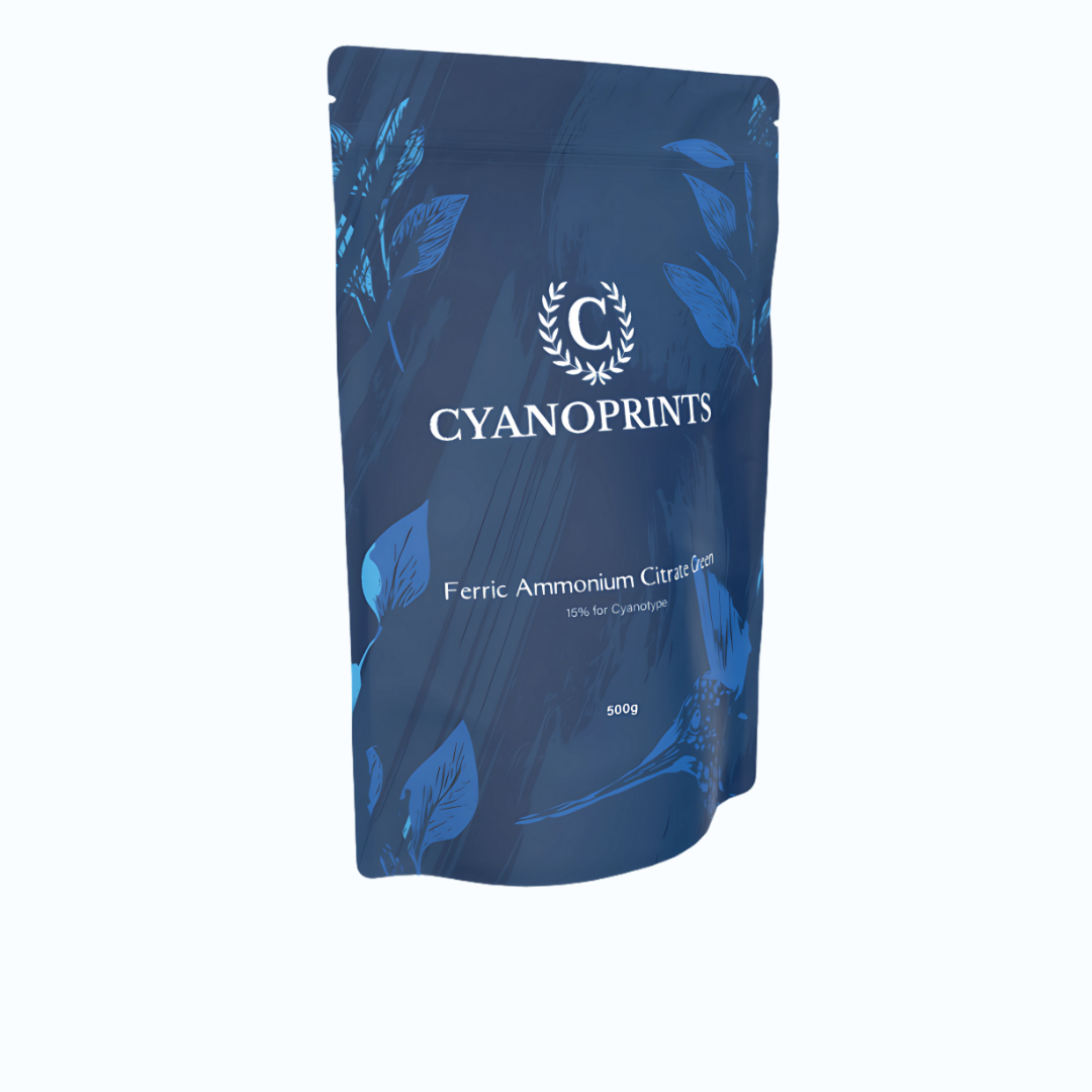 Chemische grondstof cyanotypie – Ferric Ammonium Citrate groen