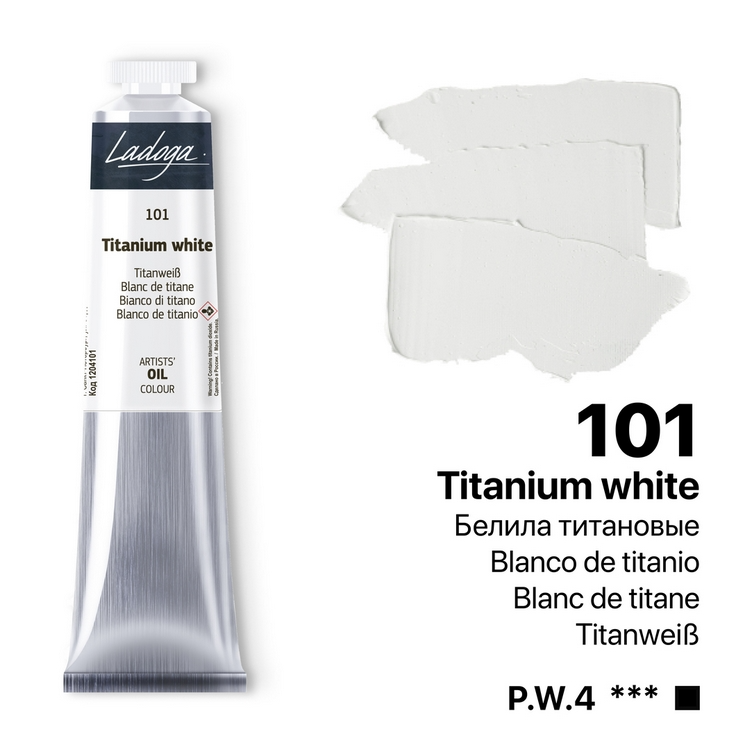 Ladoga Oil Paint 46 ml - Titanium White