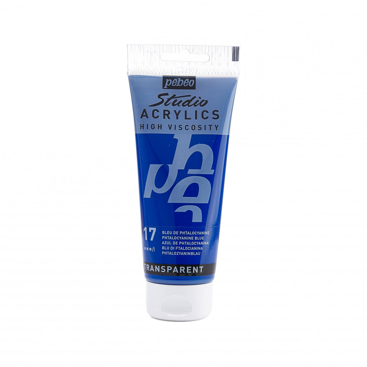 Pebeo Studio Peinture acrylique 100 ml - 17 - Phtalocyaanblauw