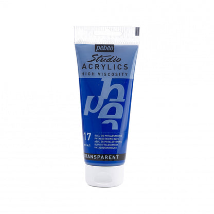 Pebeo Studio Peinture acrylique 100 ml - 17 - Phtalocyaanblauw