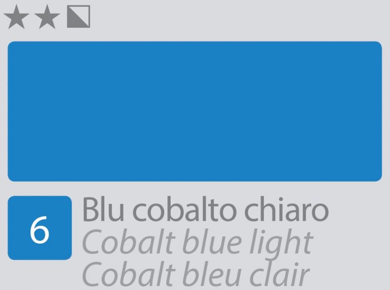 Divolo Accademia Peinture à l'huile 20 ml - Cobalt Blue Light