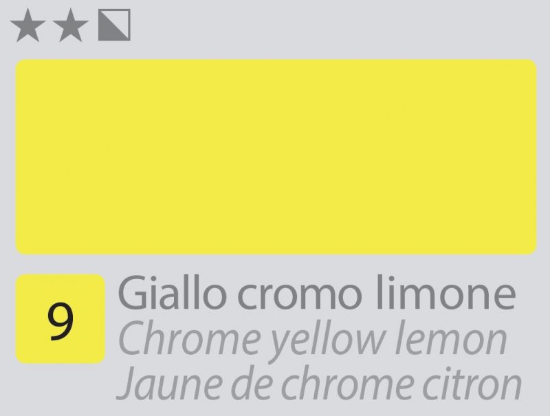 Divolo Accademia Peinture à l'huile 20 ml - Chrome Yellow Lemon