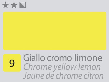 Divolo Accademia Peinture à l'huile 20 ml - Chrome Yellow Lemon