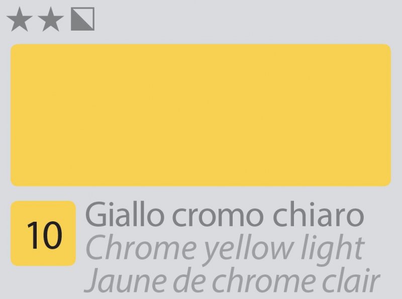 Divolo Accademia Peinture à l'huile 20 ml - Chrome Yellow Light