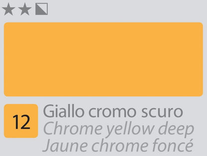 Divolo Accademia Peinture à l'huile 20 ml - Chrome Yellow Deep
